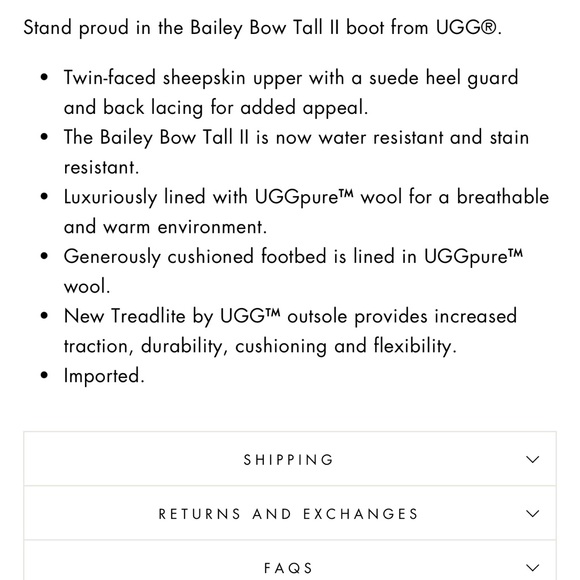 UGG BAILEY BOW TALL - Picture 16 of 16